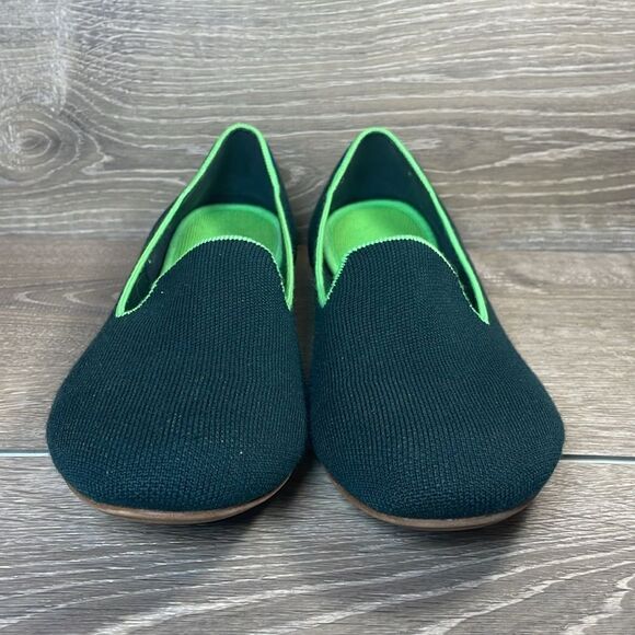 Rothy’s “The Loafer” Wintergreen Wool Blend Women’s Sz 12/EU 43 Slip On Loafers - Picture 2 of 11